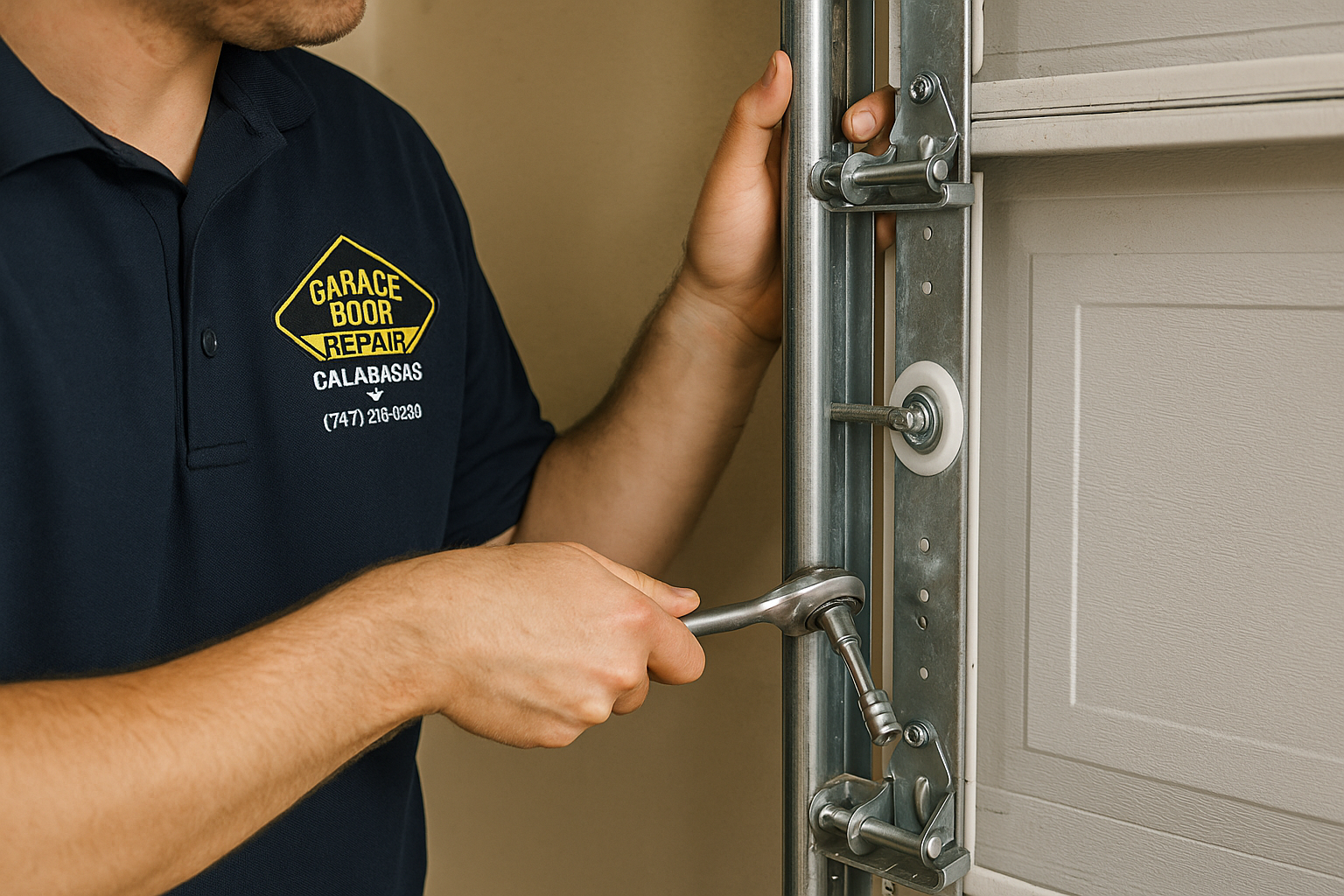 Garage Door Track Repair